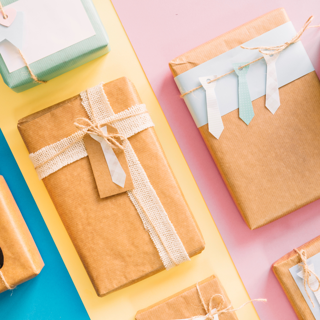 Rolls of kraft paper